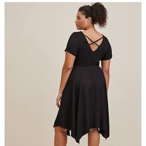 Torrid Midi Rib Knit Skater Dress